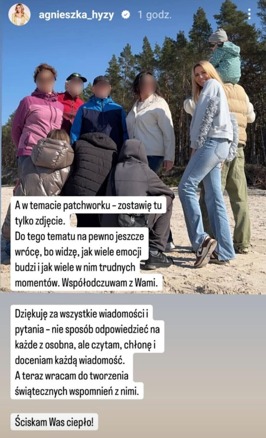 Agnieszka Hyży o funkcjonowaniu w patchworkowej rodzinie