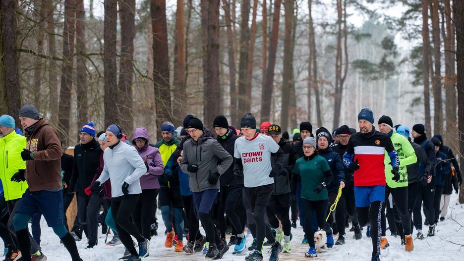 W lasku na Skarpie - jak w każdą sobotę - odbyła się kolejna, już 485. edycja Parkrun Toruń.