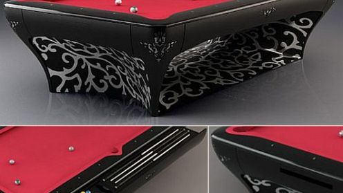 Luksusowe stoły bilardowe ozdabiane diamentami 1