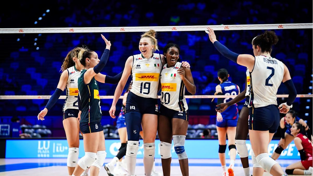Materiały prasowe / VolleyballWorld / Reprezentacja Włoch
