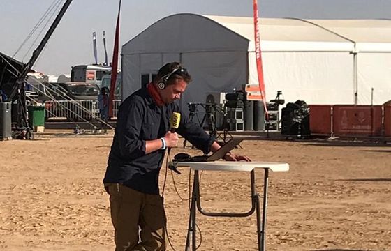 Mateusz Chłystun reporterem RMF FM w Warszawie