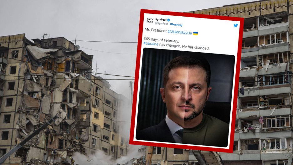Tak zmienił się Zełenski w ciągu roku wojny
