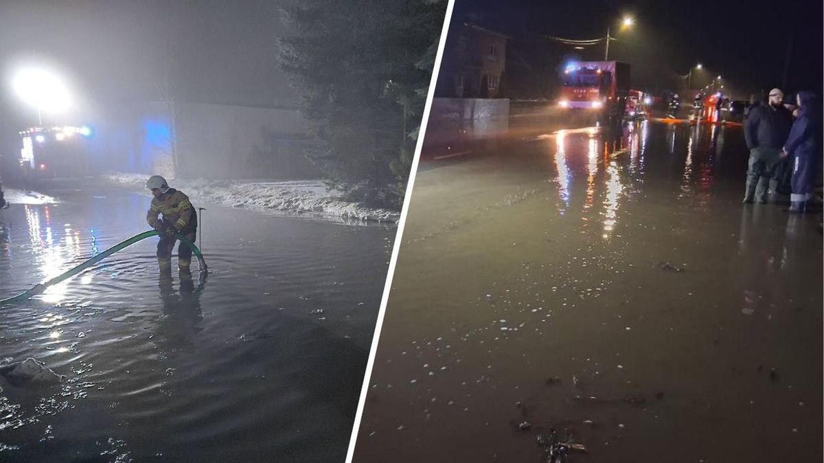 Najpierw mróz i śnieg, teraz roztopy. Woda zalewa drogi i domy