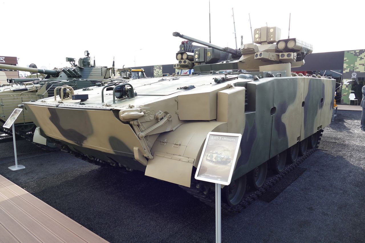 BMP-3 Manul podczas targów Armija-2020.
