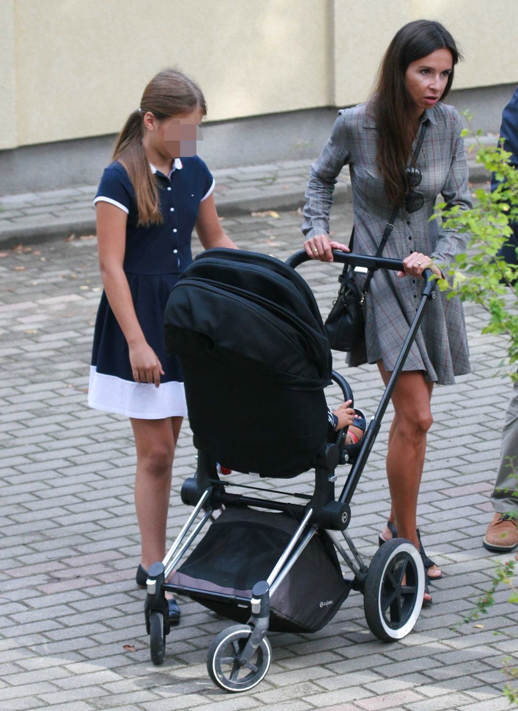 Martyna Dubieniecka i Marta Kaczyńska na rozpoczęciu roku szkolnego 2019