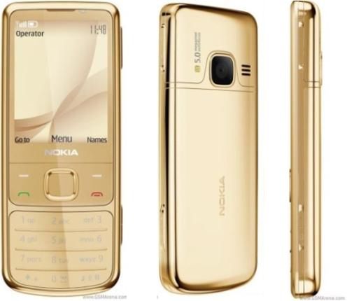 Klasyczna Nokia 6700 pokryta złotem 2