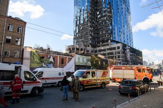 Atak rakietowy na Kijów. "Akt desperacji szaleńca, który powinien wisieć"