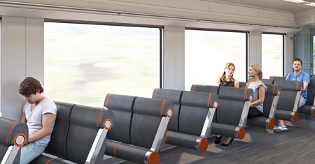 Pendulum Seat – znikające siedzenia. Niemiecki sposób na zatłoczone pociągi