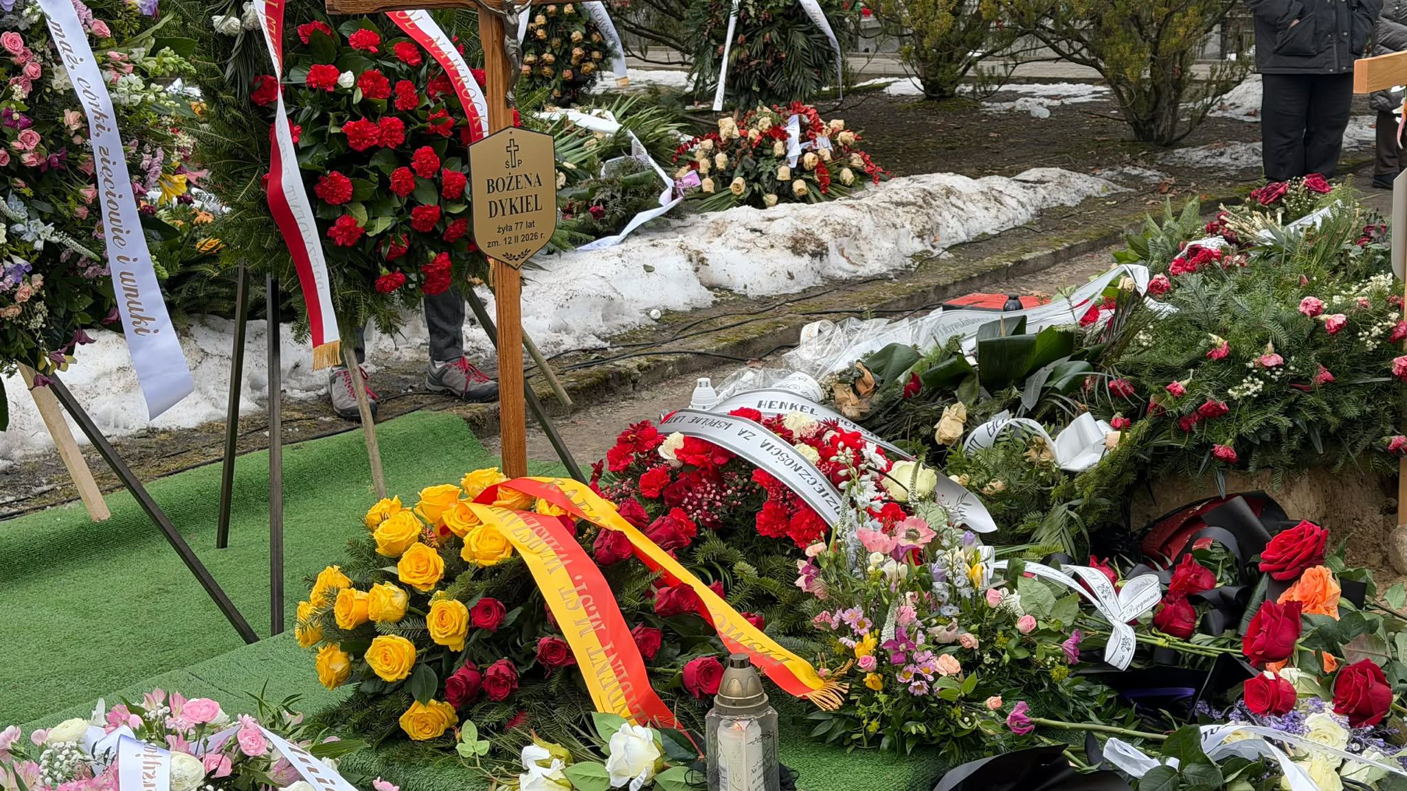 Pogrzeb Bożeny Dykiel