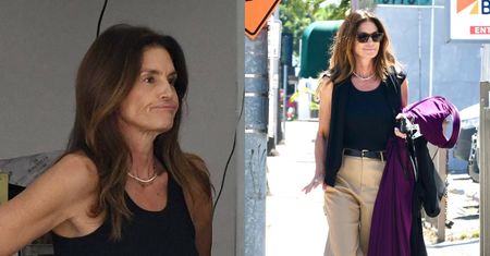 Naturalna Cindy Crawford drepcze do krawca. Czas się dla niej zatrzymał? (FOTO)