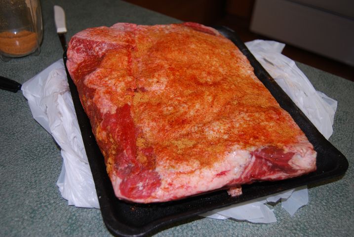 Surowe żeberka wołowe bez kości (mięso i tłuszcz, III klasa mięsa)