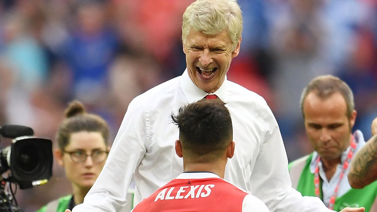 Arsene Wenger i Alexis Sanchez (nr 7)