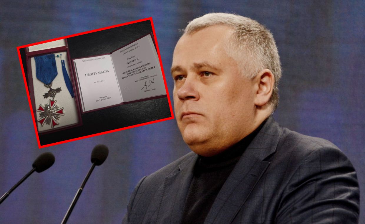 Kolejny Ukrainiec oddaje order. Pracuje w kancelarii Zełenskiego
