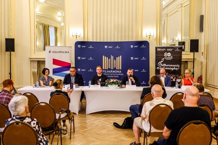 Konferencja prasowa podsumowująca 80. Jubileuszowy Sezon Artystyczny Filharmonii Krakowskiej © Biuro Prasowe UMWM