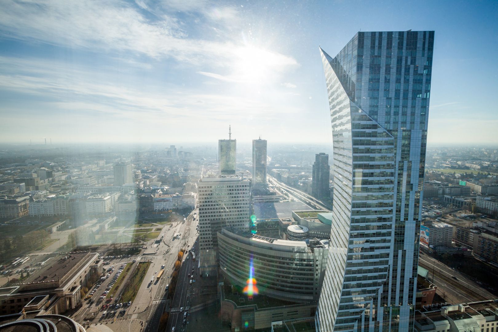 Pożar w centrum Warszawy. Płonęła sauna w ekskluzywnym apartamentowcu