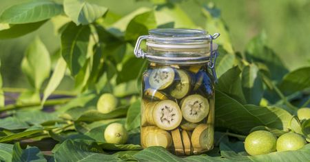 To dobry moment, by przygotować zdrową nalewkę. Pomaga na niestrawność