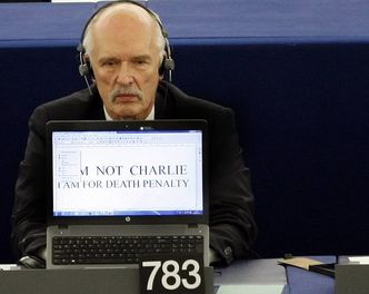 Kontrowersyjne wypowiedzi Korwin-Mikkego; szef PE nie wyklucza kary
