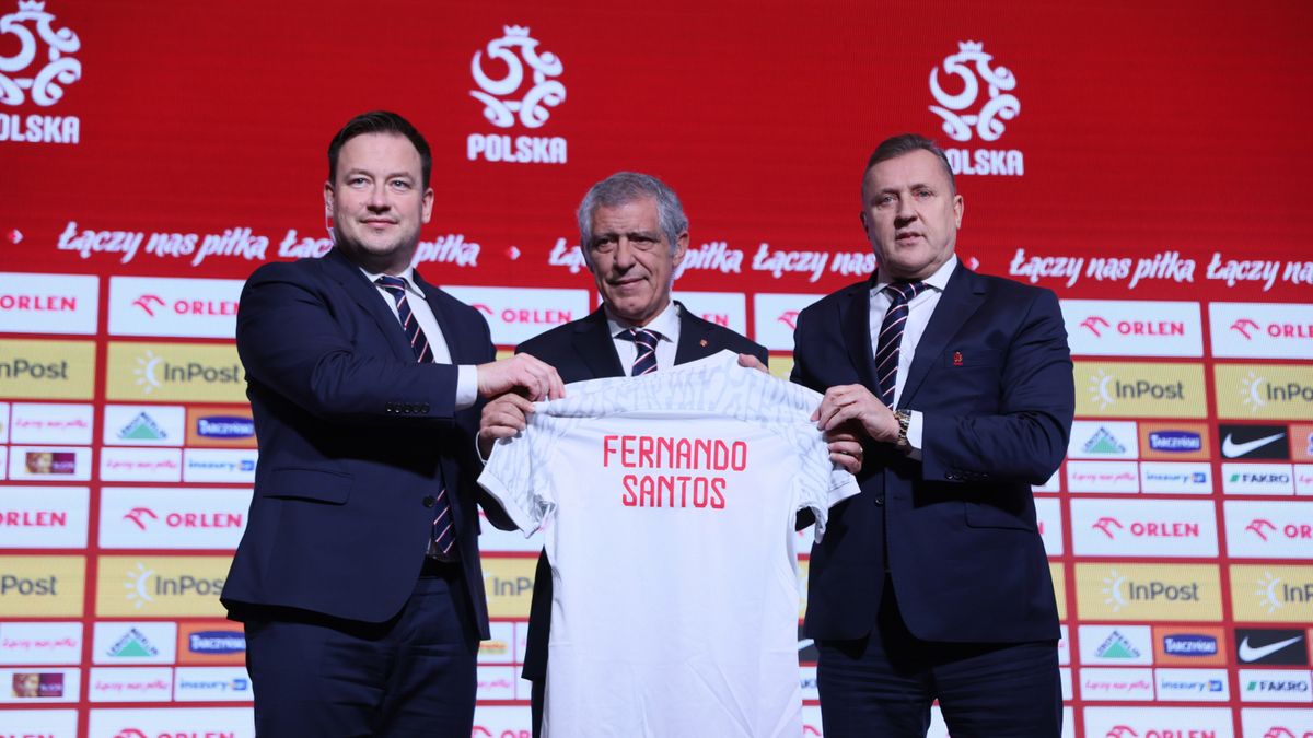 PAP / Na zdjęciu: Fernando Santos (w środku)