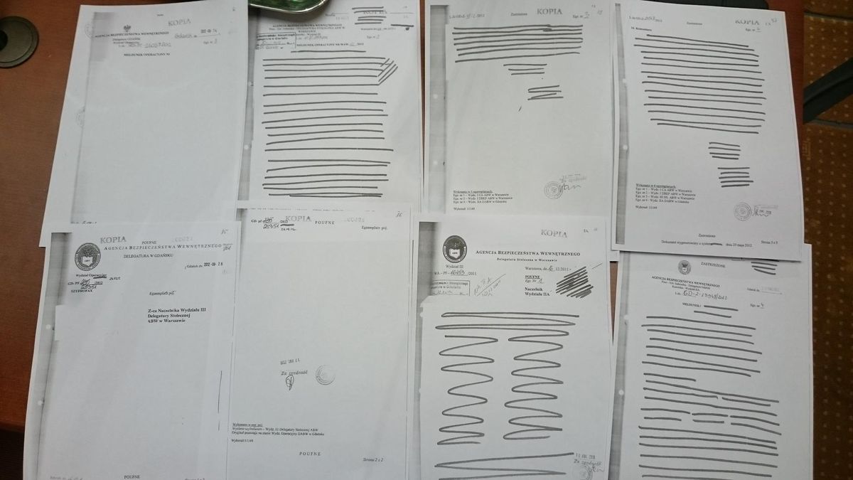 Taką wersję przyjmują niejawne dokumenty podczas jawnego posiedzenia.