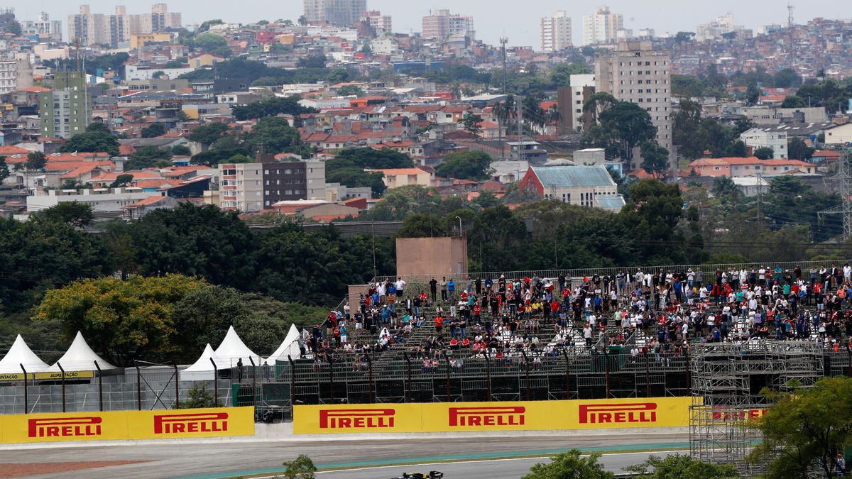 Zdjęcie okładkowe artykułu: Materiały prasowe / Pirelli Media / Na zdjęciu: tor Interlagos z panoramą Sao Paulo w tle