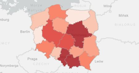 Koronawirus w Polsce. Ponad 7700 zakażeń w ciągu doby [Mapa zakażeń]