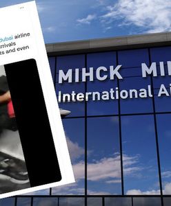 Tłum imigrantów na lotnisku w Mińsku. Wideo w sieci