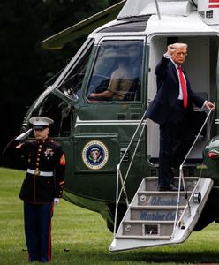 Miał celować laserem w śmigłowiec Trumpa. Został zatrzymany