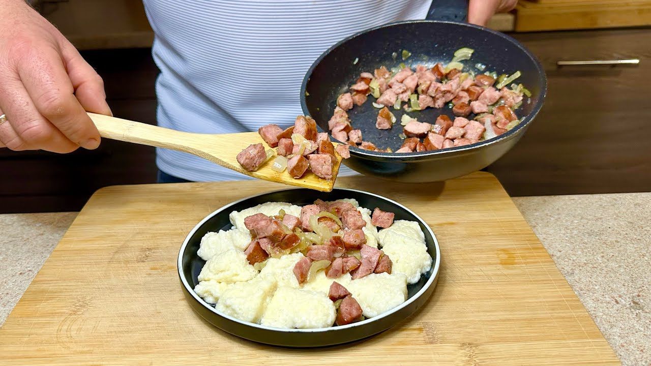 Kluski serowe łyżką kładzione - tani i szybki obiad z polskiego podwórka