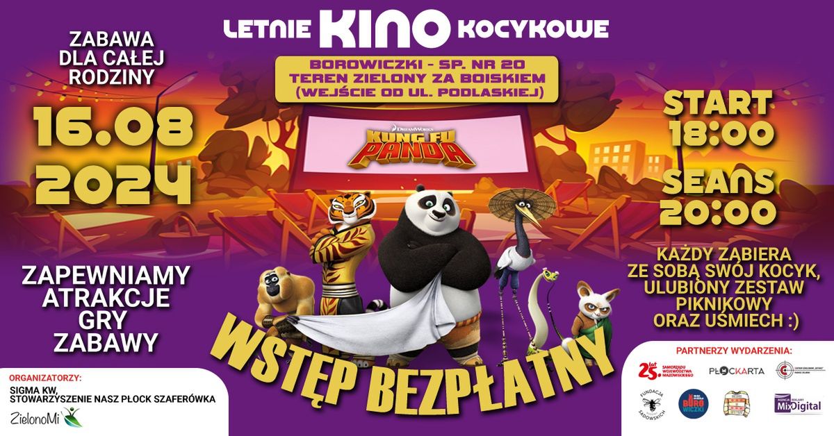 Letnie kino kocykowe