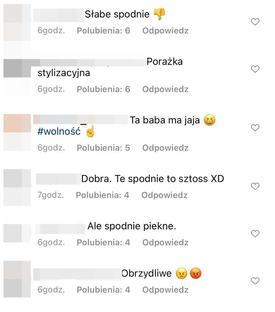 Fani reagują na spodnie Margaret