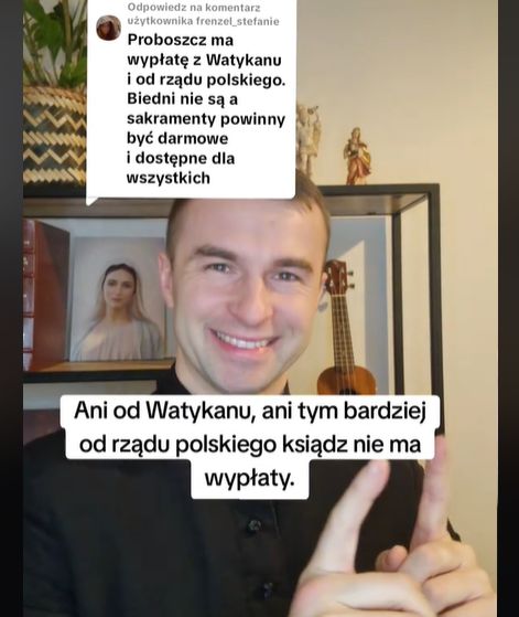 Ksiądz o wypłatach księży