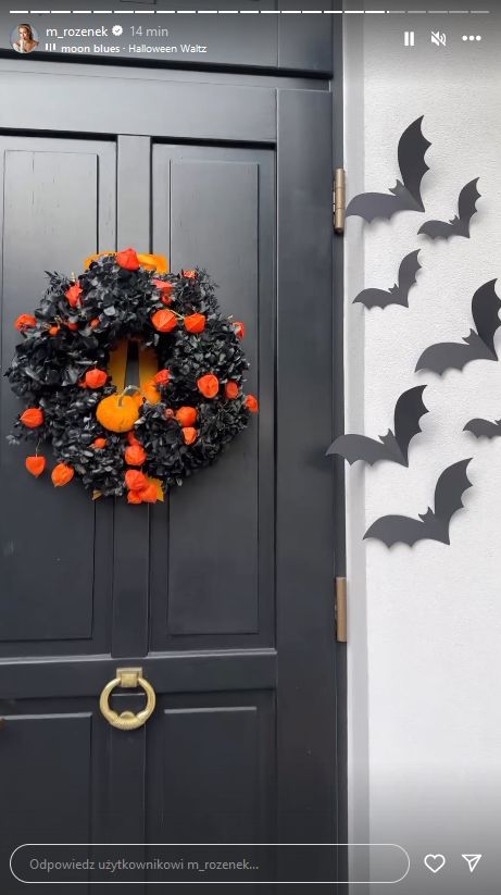 Małgorzata Rozenek pokazała udekorowany na Halloween dom