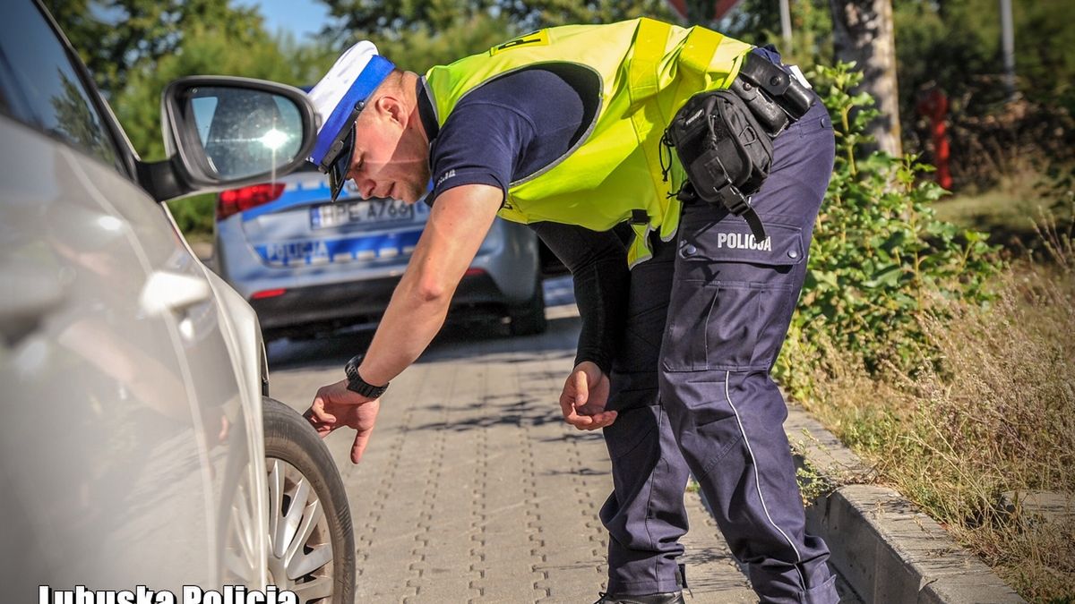 Policjanci mogą kontrolować stan ogumienia