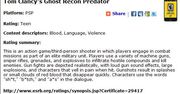 Ghost Recon Predator to gra na PSP