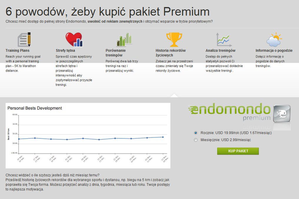 Uprawianie sportu z Androidem czyli Endomondo Sport Tracker