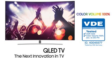 TV QLED: pełne natężenie kolorów niezależnie od jasności obrazu