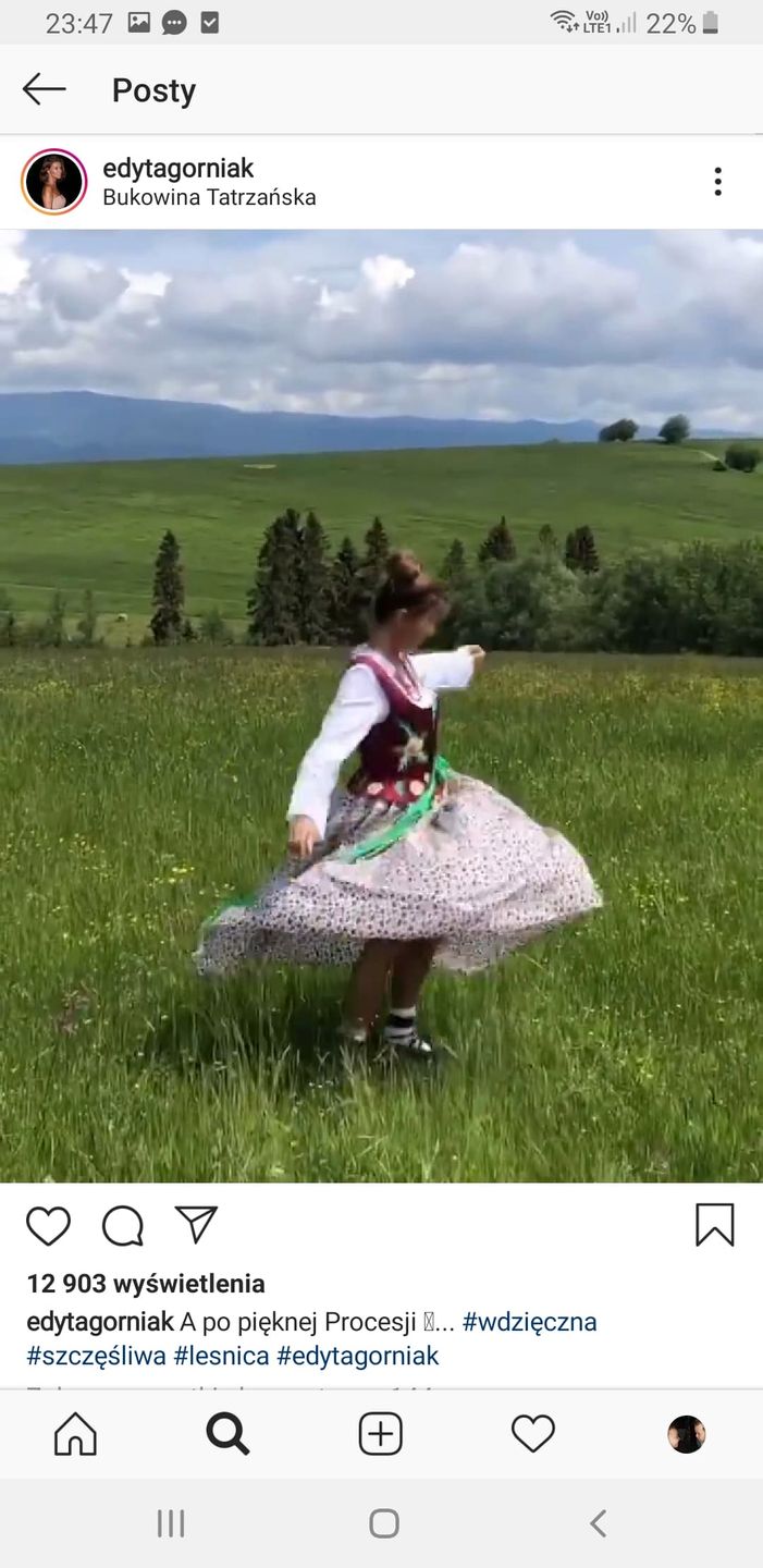 Edyta Górniak - Boże Ciało na Podhalu