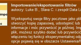 Importowanie i eksportowanie filtrów w Gmailu 1
