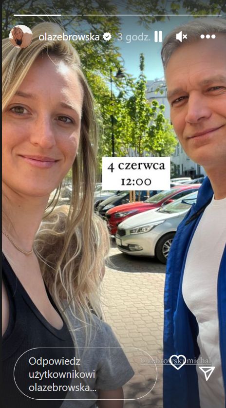 Michał i Aleksandra Żebrowscy na marszu 4 czerwca