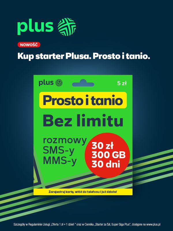 Rewolucja w Plusie na Kartę. Za 1 zł klienci dostaną 10 GB i nielimitowane rozmowy