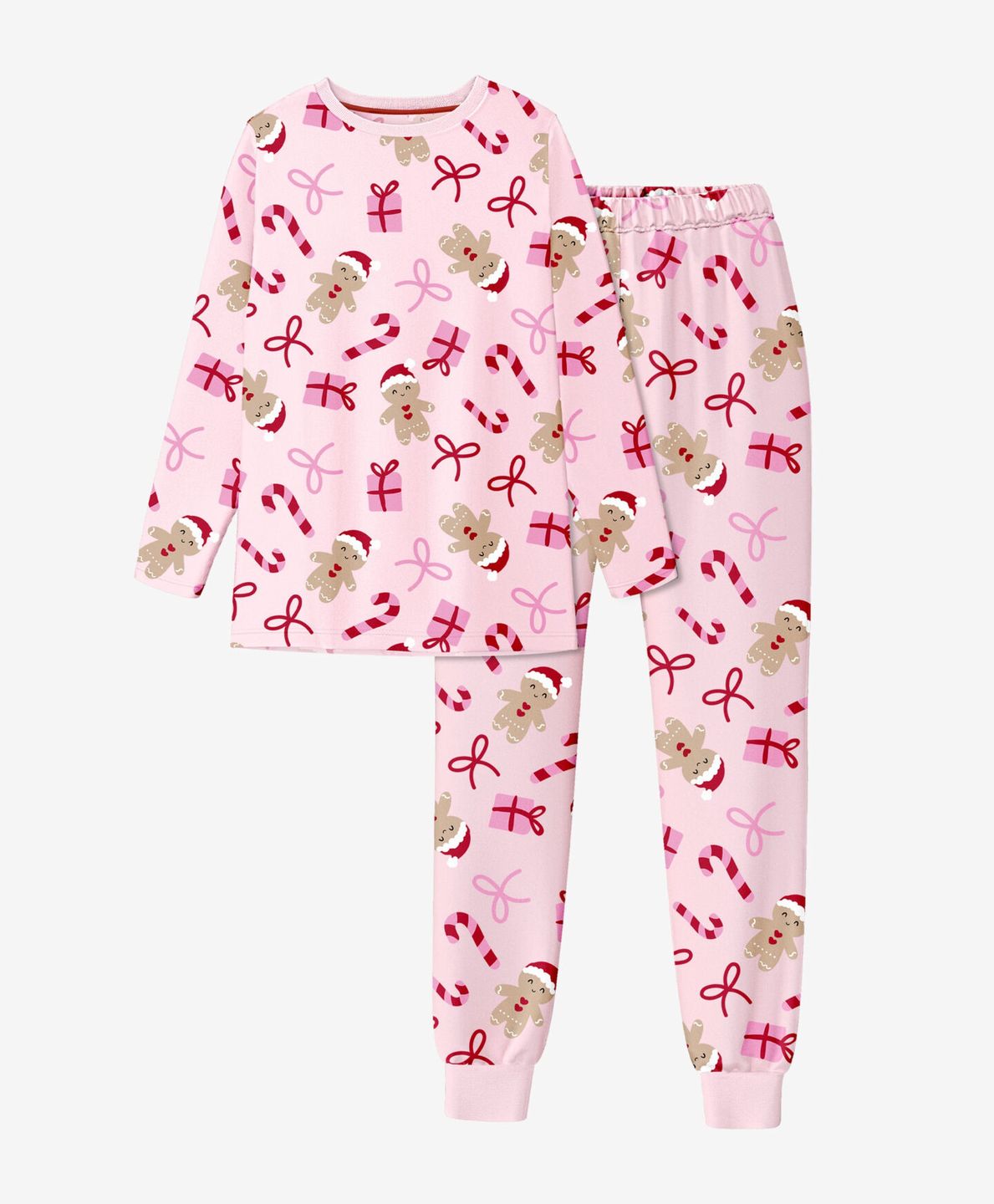 Różowa piżama w pierniczki