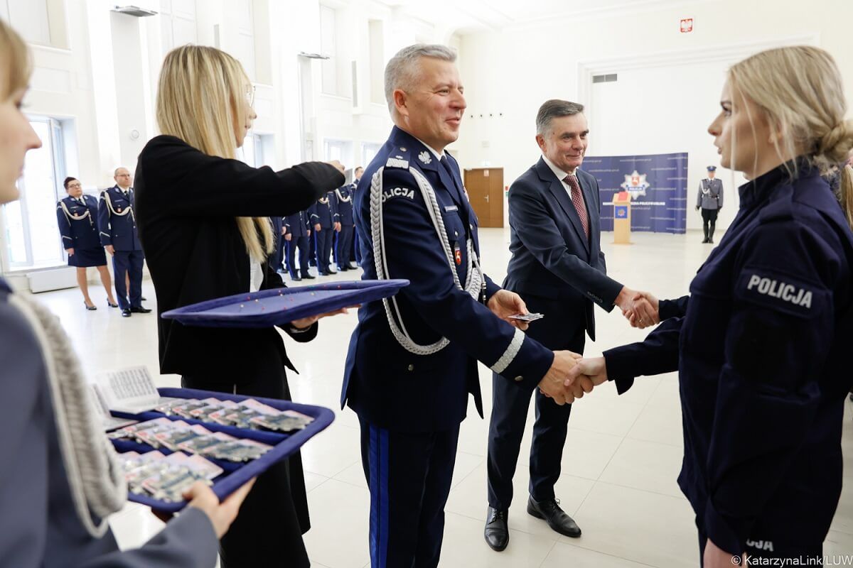 ślubowanie nowych policjantów lublin styczeń 2023