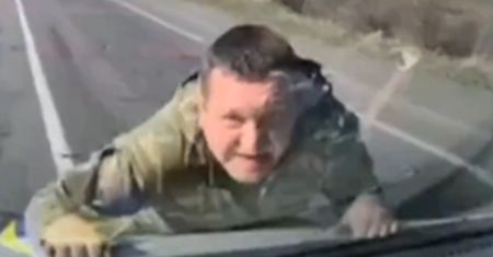 Kuriozalne nagranie z Ukrainy. Próbował uniknąć wojska