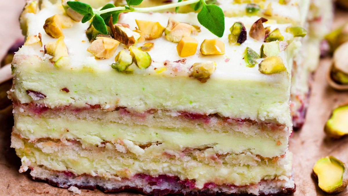 Ciasto z pistacjami