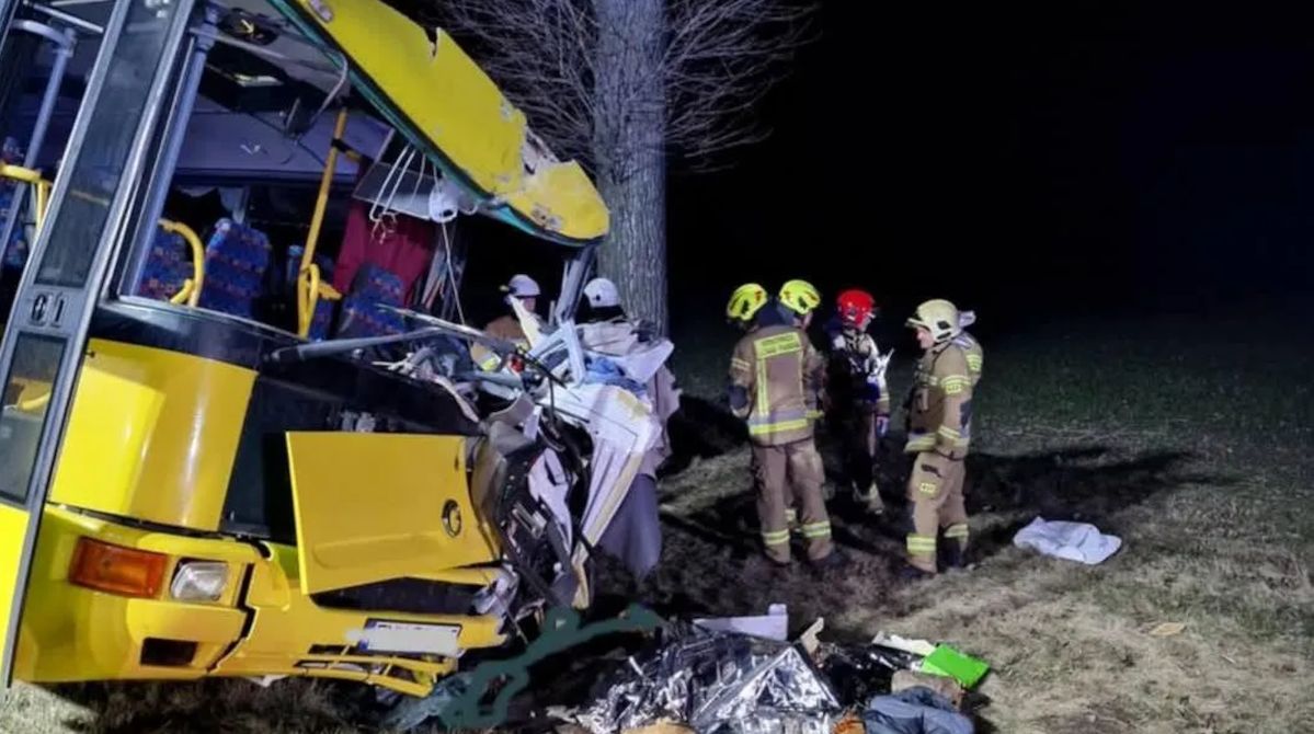 Kierowca autobusu miał 3 promile. Doprowadził do tragicznego wypadku