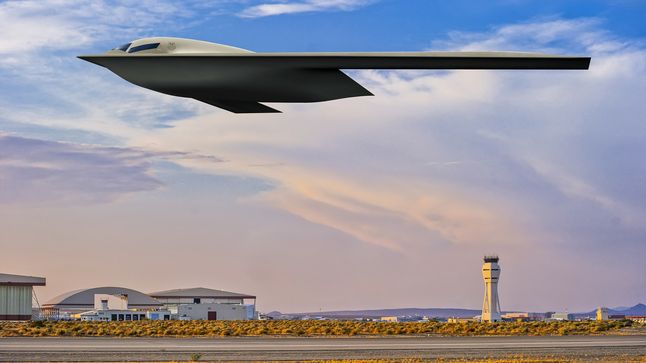 Wizja artystyczna bombowca B-21