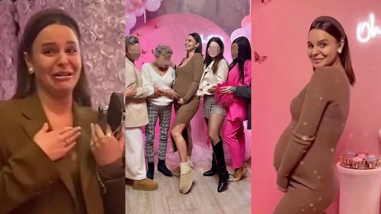 Paulina Rzeźniczak na niespodziankowym baby shower