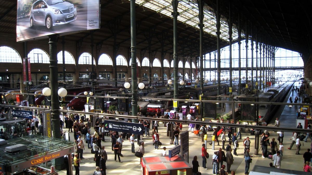 Paryż, dworzec Gare Du Nord