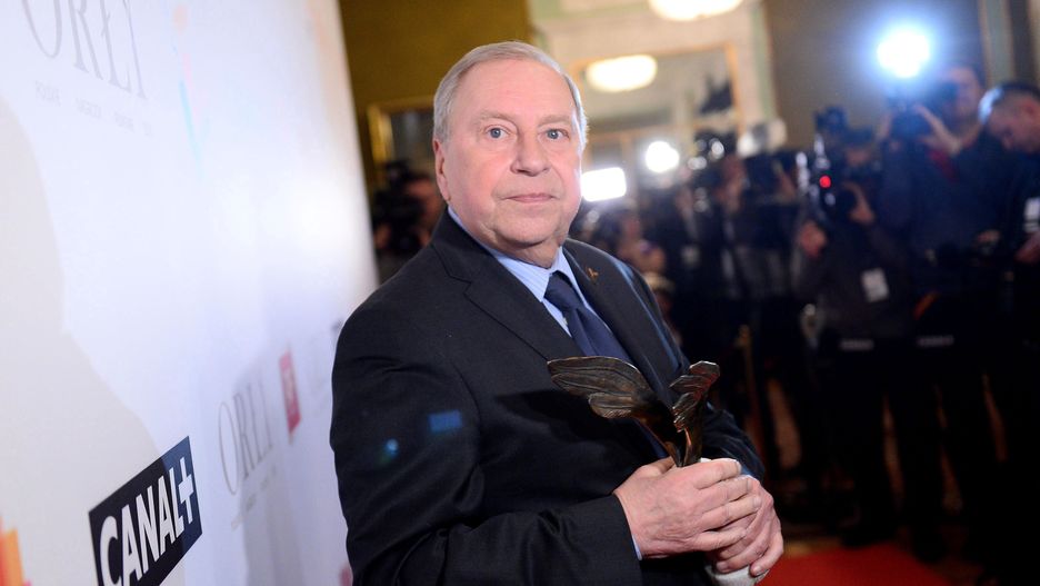 Jerzy Stuhr z Orłem