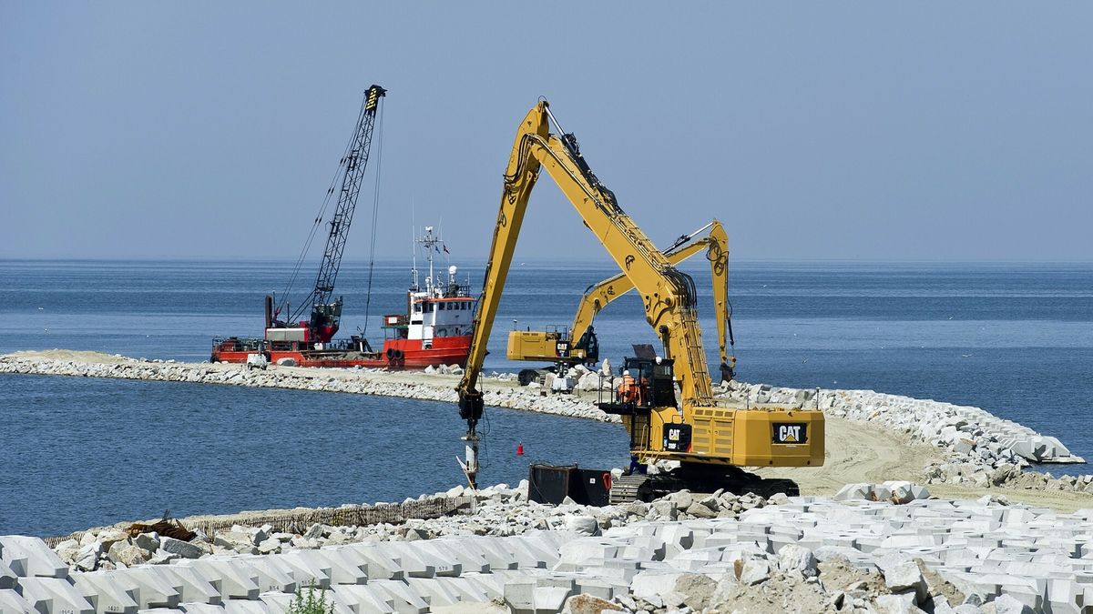 Przekop Mierzei Wiślanej.